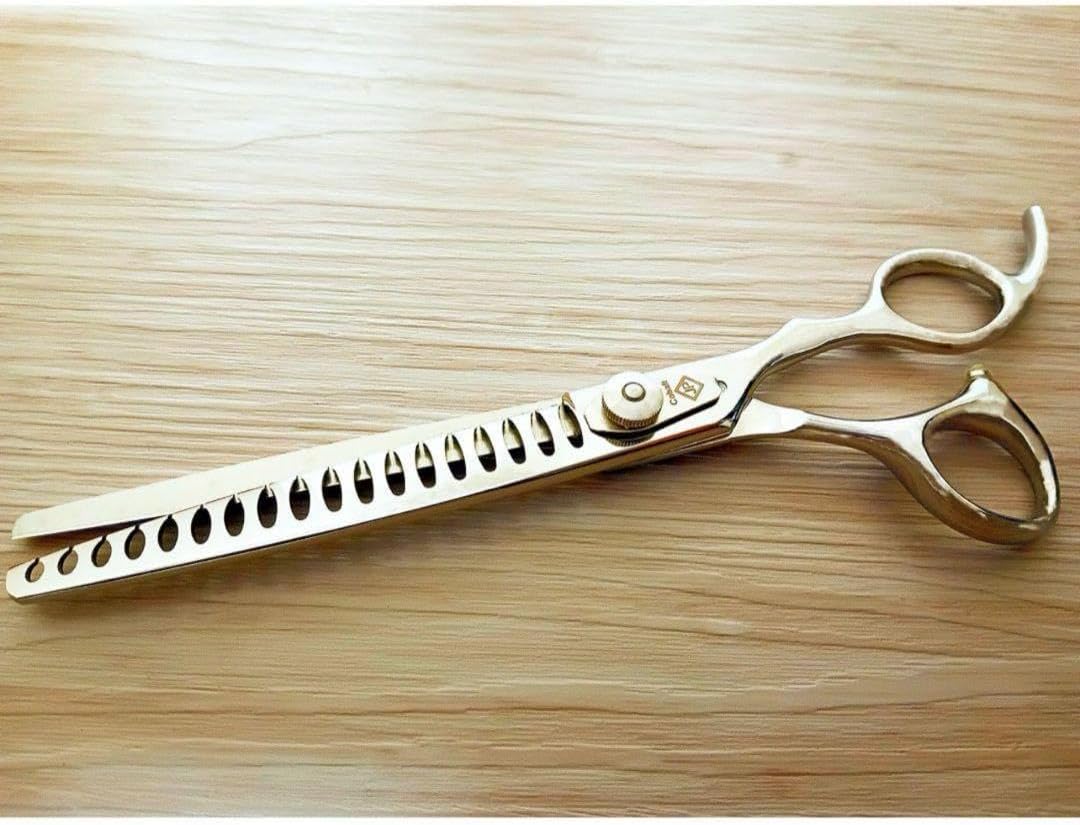 7インチブレンディングシザーペットセニングシザーブレンダートリマートリミング 新しくなった 飛燕 K9 の 7インチ ブレンディング シザー｜美容